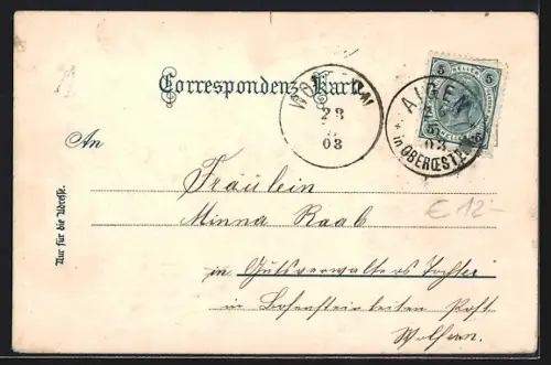 AK St. Wolfgang /Ob. Österreich, Ortspartie mit Kirche