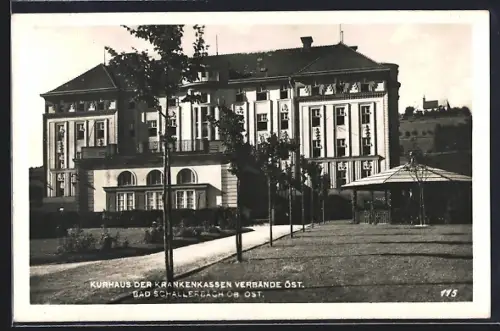 AK Bad Schallerbach, Kurhaus der Krankenkassenverbände