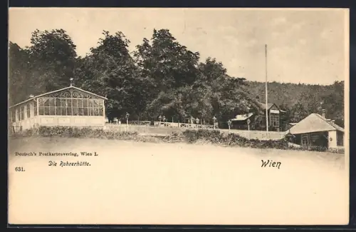 AK Wien, Die Rohrerhütte, Gasthaus
