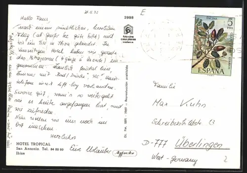 AK San Antonio /Ibiza, Hotel Tropical