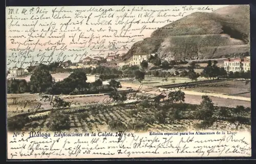 AK Málaga, Edificaciones en la Caleta