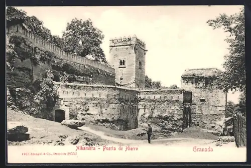 AK Granada, Alhambra, Puerta de Hierro