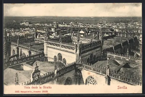 AK Sevilla, Vista desde la Giralda
