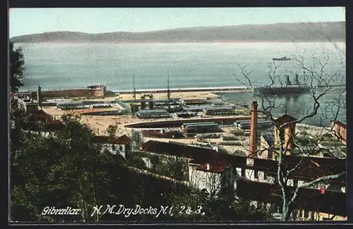 AK Gibraltar, H. M. Dry Docks N. 1, 2, & 3