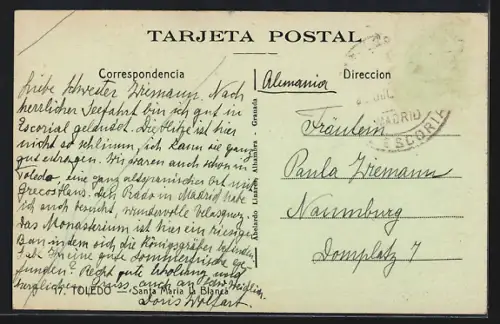 AK Toledo, Santa Maria la Blanca