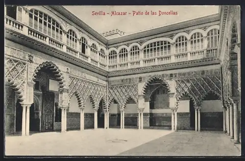 AK Sevilla, Alcazar, Patio de las Doncellas