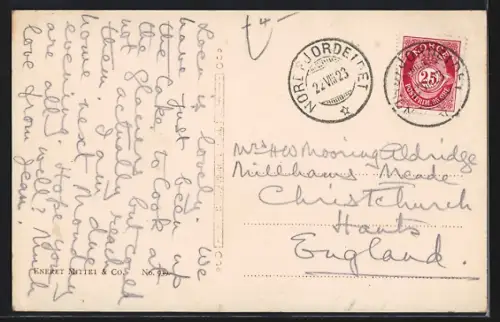 AK Loenvand, Ruderboot am Ufer