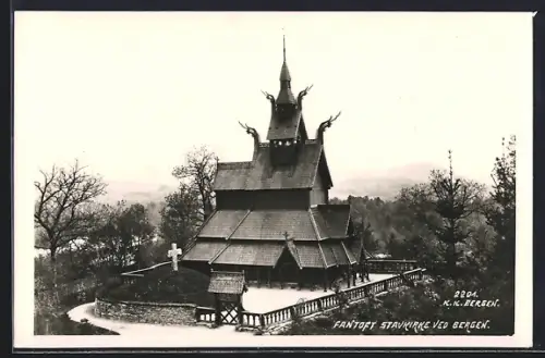 AK Bergen-Fantoft, Stavkirke ved Bergen