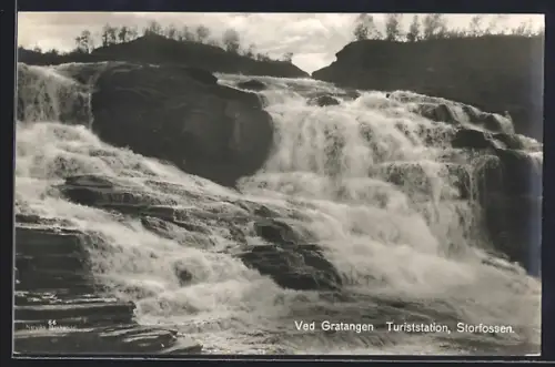 AK Gratangen, Storfossen, Turiststation