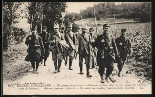 AK Soissons, Un groupe de prisonniers allemands