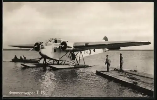 AK Bommenwerper T. 13, Wasserflugzeug der niederländischen Marine