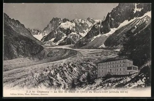 AK Chamonix, le mer de glace et l`hôtel du Montanvert