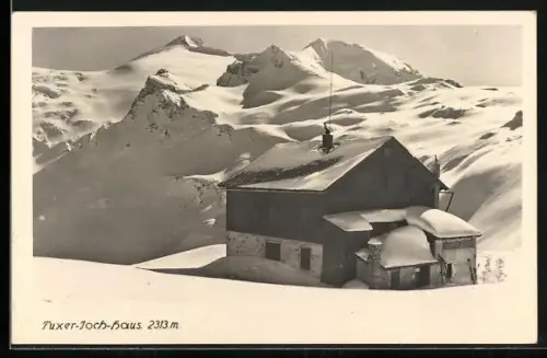 AK Tuxer-Joch-Haus, Ansicht im Winter