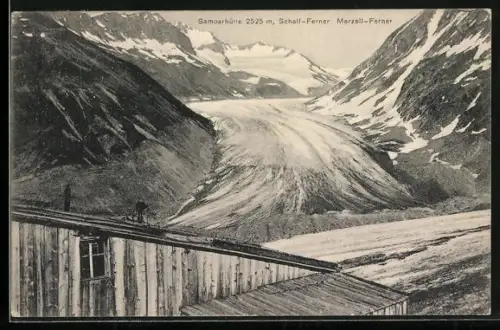 AK Samoarhütte, Umgebung vom Dach der Berghütte
