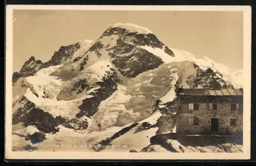 AK Theodulhütte / Sandegghütte im Winter