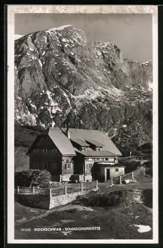 AK Sonnschienhütte im strahlenden Sonnenschein, Hochschwab