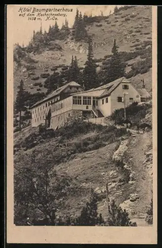 AK Baumgartner-Haus, Hotel auf dem Hochschneeberg