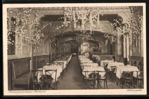AK Berlin-Schöneberg, Restaurant zum Krokodil in der Hauptstrasse 139