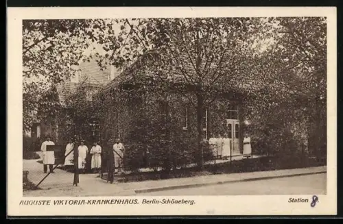 AK Berlin-Schöneberg, Am Auguste Viktoria-Krankenhaus, Station 8