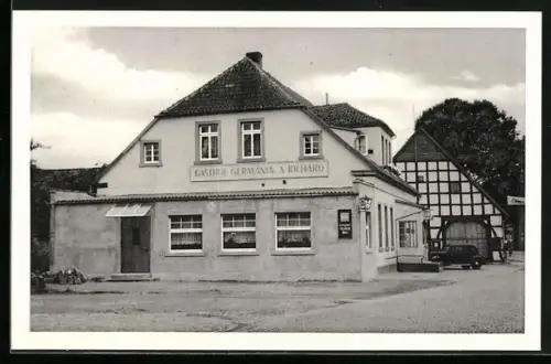 AK Bissendorf / Osnabrück, Gasthof Germania, Bes. Anton Richard