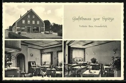 AK Vehrte /Osnabrück, Gasthaus zur Spitze, Bes. Hub. Balgenort