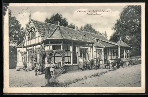 AK Schledehausen / Bissendorf, Sanatorium, Gasthof Schweizerhaus