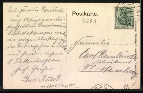 AK Schledehausen / Bissendorf, Sanatorium, Gasthof Schweizerhaus