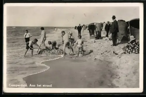 AK Camperduin, Aan het strand