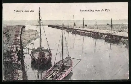 AK Katwijk aan Zee, Uitmonding van de Rijn