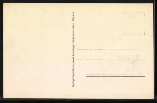 AK Haarlem, Spaarne, Ortsansicht vom Flugzeug aus