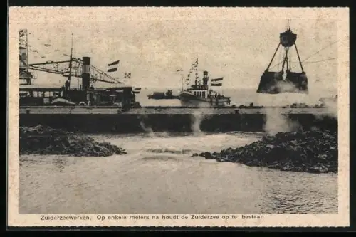 AK Zuiderzeewerken, Op enkele meters na houdt de Zuiderzee op te bestaan