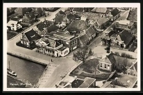 AK Warffum, Haven, Luchtfoto