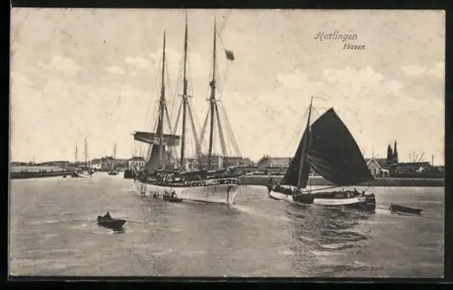 AK Harlingen, Gezicht op de haven
