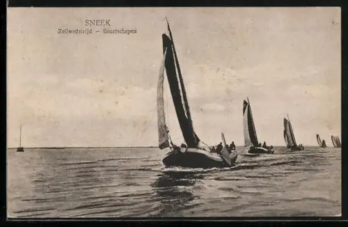 AK Sneek, Zeilwedstrijd, Beurtschepen