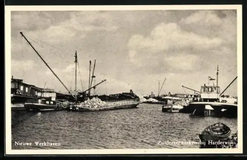 AK Zuiderzeewerken bij Harderwijk, Nieuwe Werkhaven