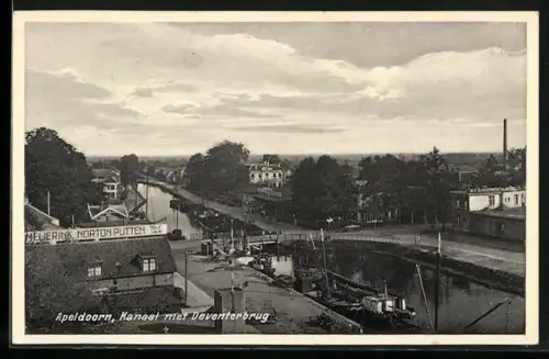 AK Apeldoorn, Kanaal met Deventerbrug