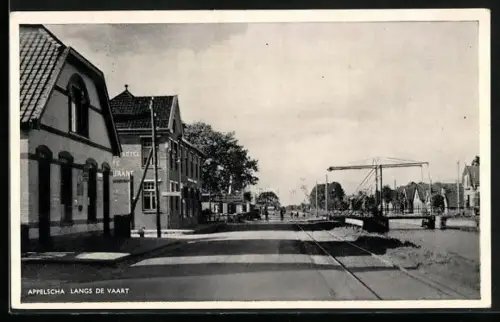 AK Appelscha, Langs de Vaart, Hotel