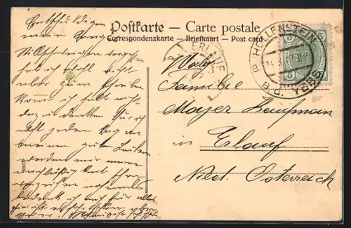 AK Grosshollenstein, Ortspartie mit Gamsstein und Voralpe