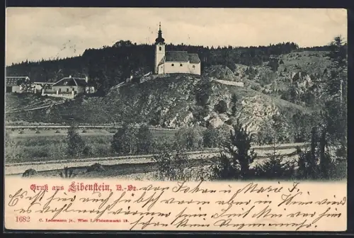 AK Eibenstein /N.-Oe., Kirche auf dem Hügel