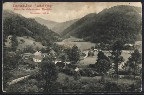 AK Tobersnik-Loich, Gesamtansicht mit Gasthof König