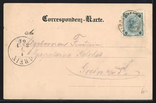 AK Albrechtsberg an der Grossen Krems, Blick zur Burg