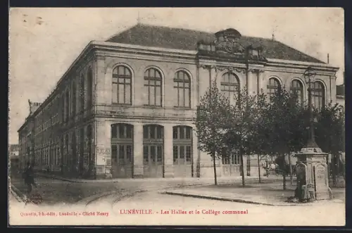 AK Lunéville, Les Halles et le Collège communal