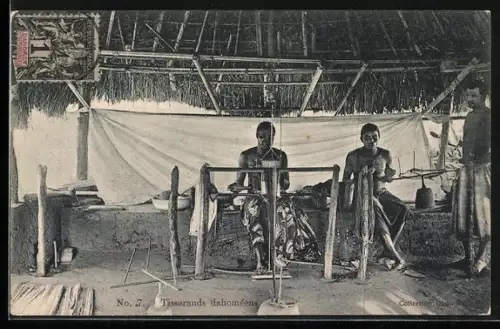 AK Dahomey, Tisserands dahomeens