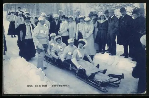 AK St. Moritz, Bobsleigh-Start
