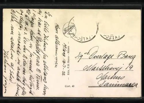 AK Milano, Stazione Centrale, Imbocco Tettoie, Zughallen des Bahnhofs