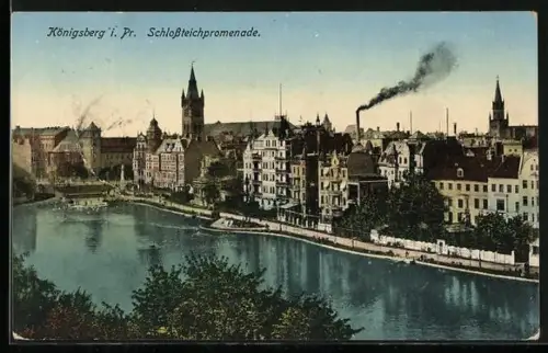 AK Königsberg, Schlossteichpromenade