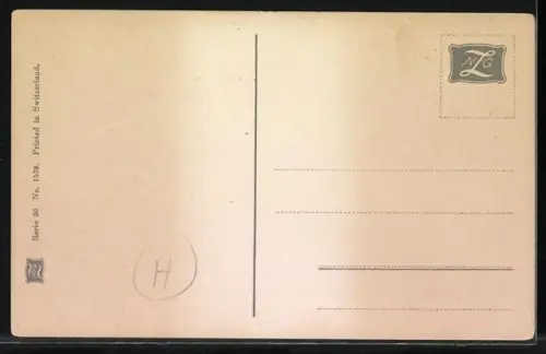 AK Rodler auf Bobschlitten während Abfahrt