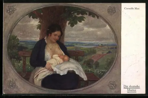 Künstler-AK Corneille Max: Die deutsche Mutter