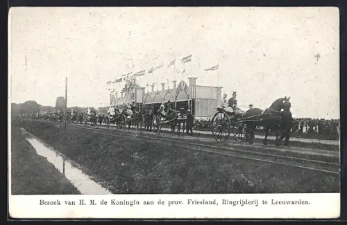 AK Leeuwarden, Bezoek van H. M. de Koningin aan de prov. Friesland