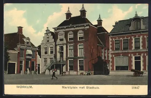 AK Workum, Marktplein met Stadhuis